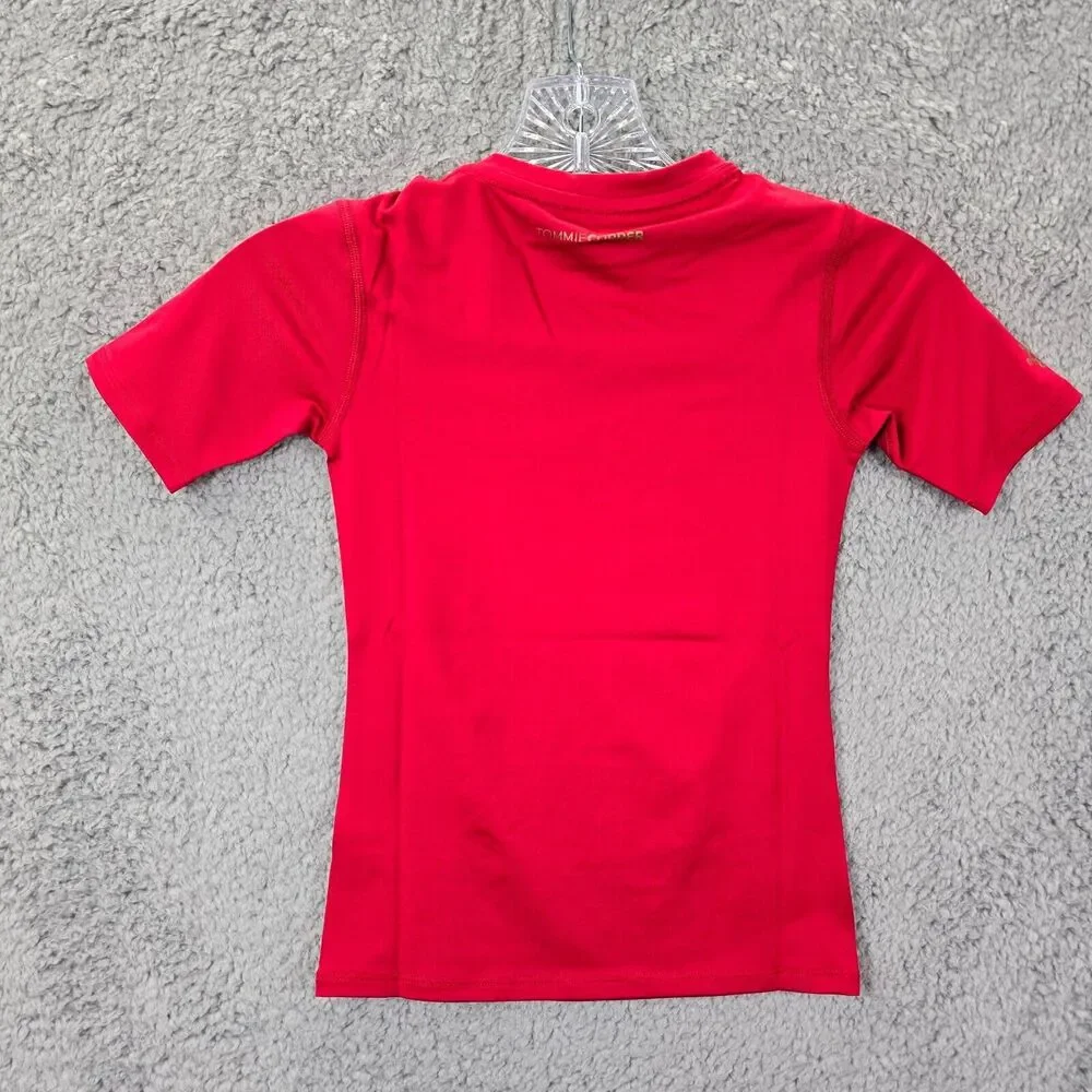 NWT Tommie Copper Red Short Sleeve Shirt Boy’s Size Small Compression TShirt